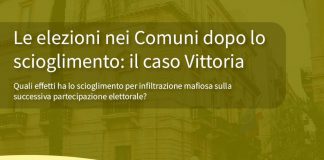 Le elezioni nei Comuni dopo lo scioglimento: il caso Vittoria