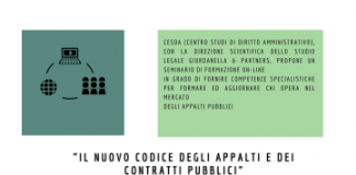 Seminario: Il nuovo codice degli appalti e dei contratti pubblici