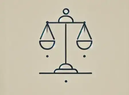 DALL·E-2024-12-18-10.39.51-A-minimalist-and-simple-16_9-illustration-representing-a-judicial-court.-The-image-features-a-balanced-scale-of-justice-placed-centrally-on-a-plain-ba-696x398 (1)